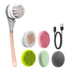 Electric Bath Brush Lazy Back Scrub Bath Scrubbing Brush Automatic Back Scrub Bath Brush with Long Handle