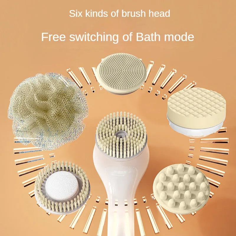 Electric Bath Brushes Bath and Body Works Silicone Body Scrubber Waterproof Scrubber Brushes Back Long Handle Back Brushes