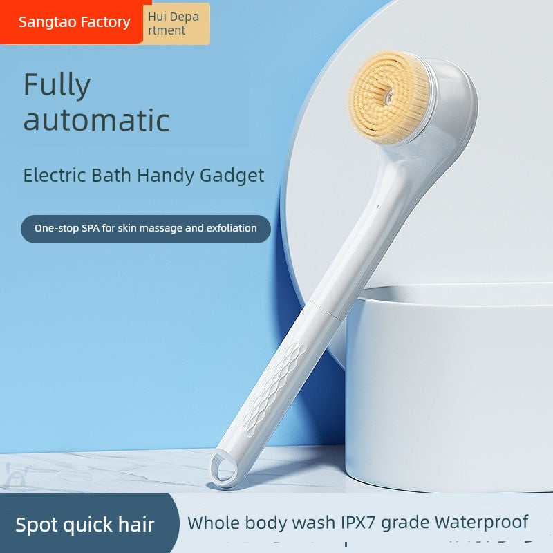 Electric Bath Brush Bath Brush Body Exfoliating Bath Brush Bath Brush Back Rubbing Automatic Massage Long Handle New Arrival Waterproof